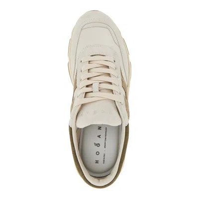 Hogan Hyperlight Logo-patch Sneakers In White