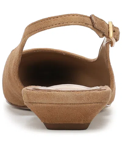 Sam Edelman Netty Slingback Pointed Toe Flat In Brown