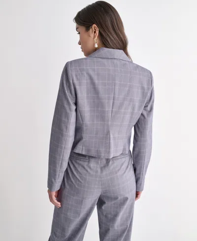 Bcbg Suits Ruffle Front Blazer Suit In Blue