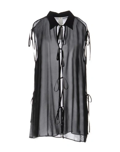 Damir Doma Solid Colour Shirts & Blouses In Black