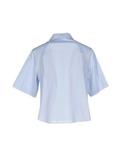 Shop Alexander Wang T Shirts In Sky Blue