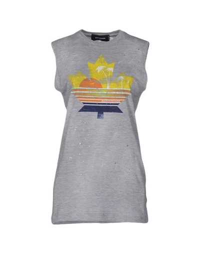 Dsquared2 T-shirts In Light Grey