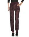 Happiness Casual Pants In Maroon