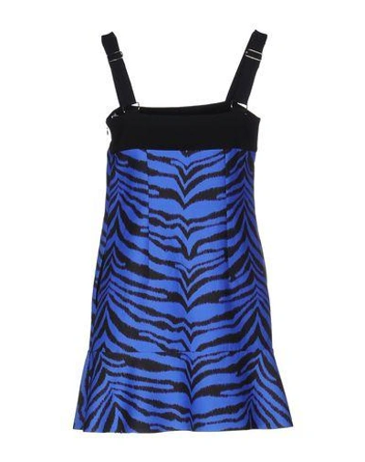 Shop Emanuel Ungaro Short Dress In Blue