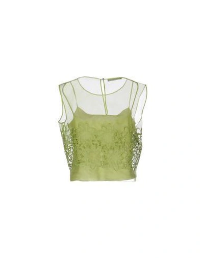 Shop Alberta Ferretti Top In グリーン