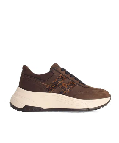 Hogan Sneakers Interactive In Brown