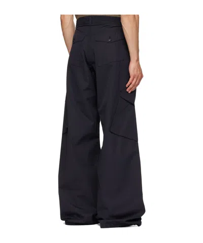 Egonlab Black Utility Pocket Light Cargo Pants In Black