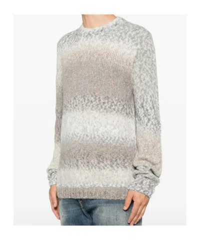 Dondup Gradient-effect Chunky-knit Sweater In Multi