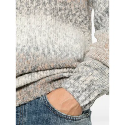 Dondup Gradient-effect Chunky-knit Sweater In Multi