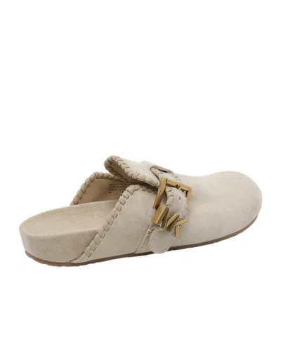 Michael Michael Kors Greer Buckle-detail Mules In White