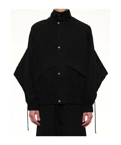 Egonlab Fold-back Casual Jacket In Black