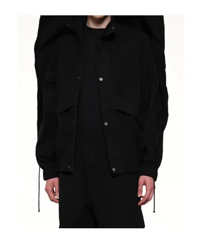 Egonlab Fold-back Casual Jacket In Black