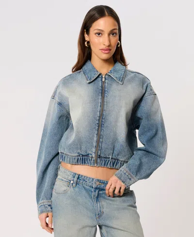 Abrand Denim Jacket In Blue