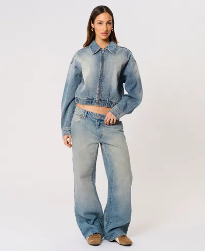 Abrand Denim Jacket In Blue