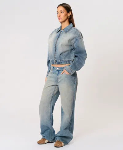 Abrand Denim Jacket In Blue
