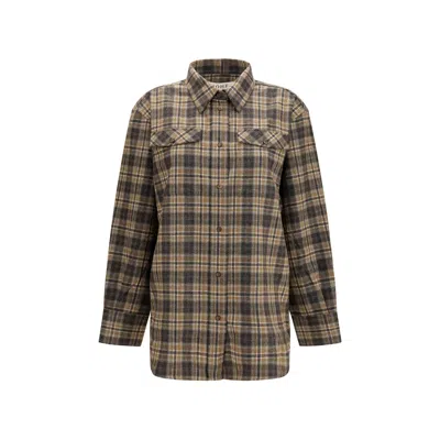 Rohe Check-patterned Pocket Shirt In Multi