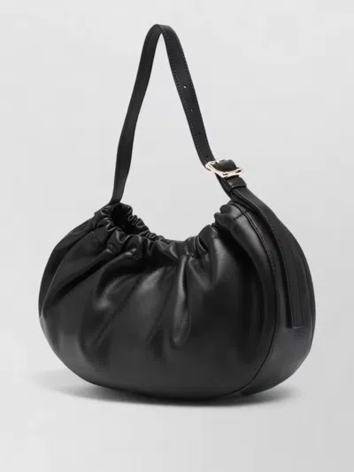 A.p.c. Ninon Shoulder Bag Adjustable Strap Handle In Black