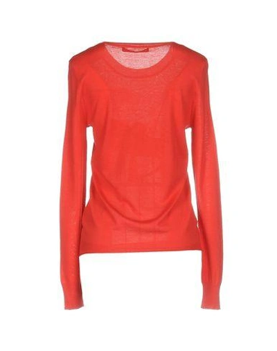 Shop Karl Lagerfeld Sweater In Red
