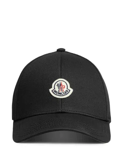 Moncler Logo-patch Baseball Cap In Transparent