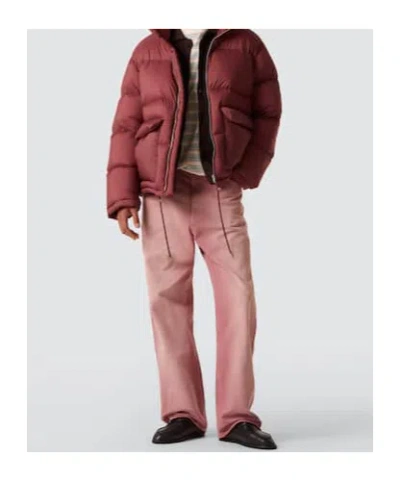 Auralee Ripstop Front-pocket Jacket In Brown