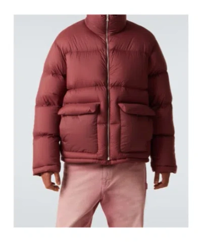 Auralee Ripstop Front-pocket Jacket In Brown