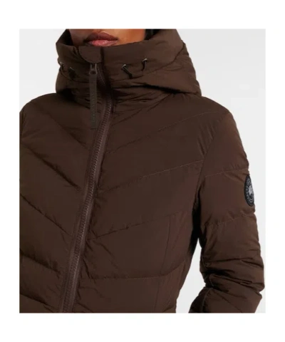 Canada Goose Clair Down Coat In Brown