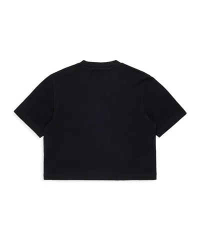 Marni Kids Stud Logo T-shirt In White