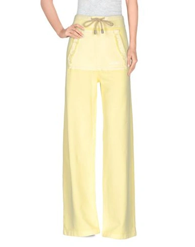 Dsquared2 Casual Pants In Light Yellow