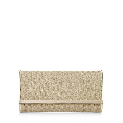 Shop Jimmy Choo Milla Anthracite Lamé Glitter Clutch Bag