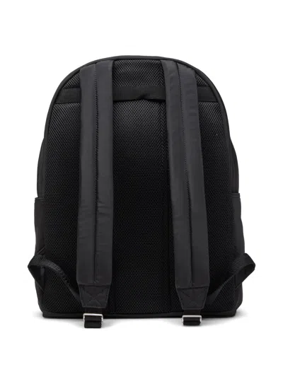 Diesel Multi-pkts Colour-blocked Multi-pocket Backpack In Black