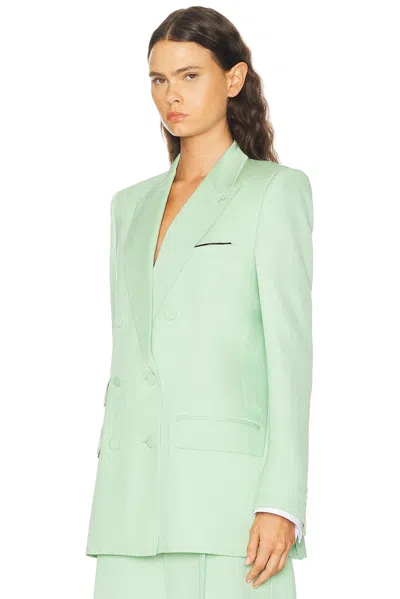 Tom Ford Double Breasted Jacket In Green