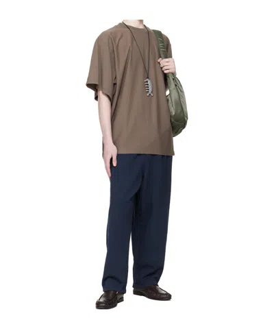 Hed Mayner Navy Drawstring Sweatpants In Blue