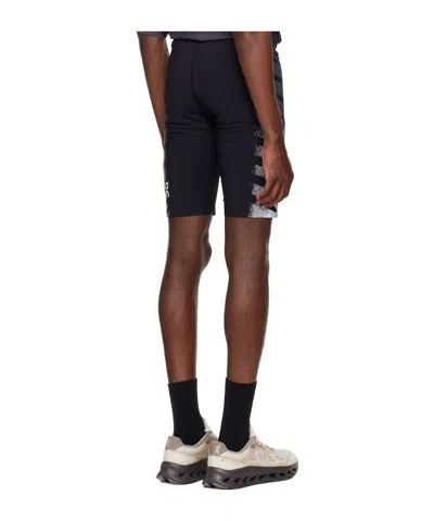 On Zero Half Tights Running Drawstring Shorts In Black