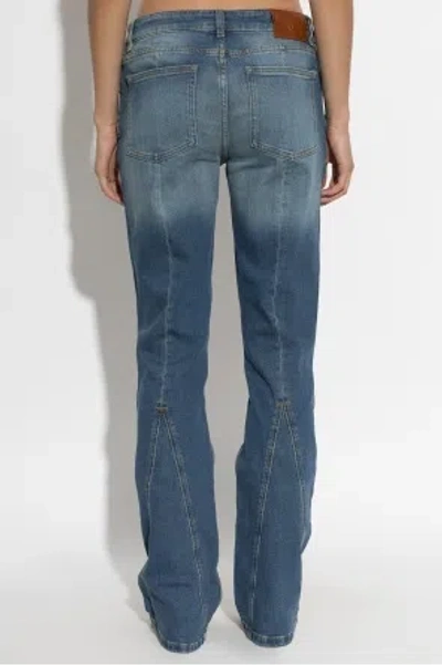 Zadig & Voltaire Womens Light Blue Eclipse Bootcut Denim Jeans In Blue