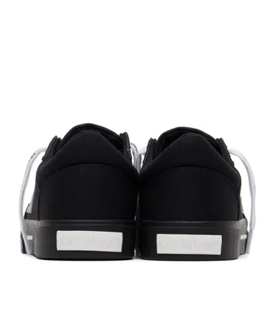 Off-white Vulcanized Low Sneakers In Black
