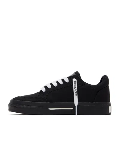 Off-white Vulcanized Low Sneakers In Black