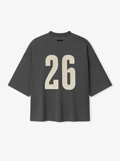 Essentials Merch Tee Logo-print T-shirt In Gray