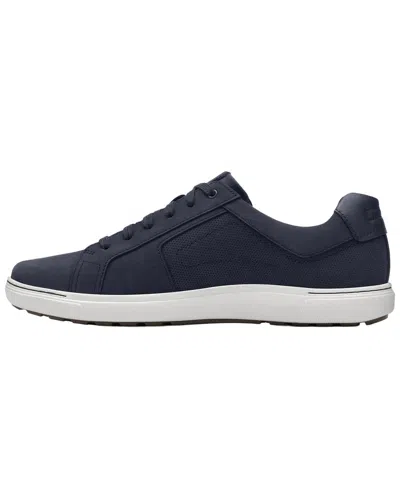 Clarks Leather Sneaker In Blue
