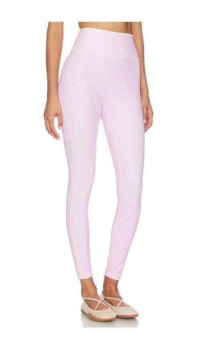 Loveshackfancy Highland Bow Print Leggings In Pink