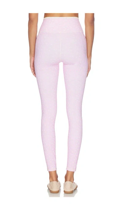Loveshackfancy Highland Bow Print Leggings In Pink