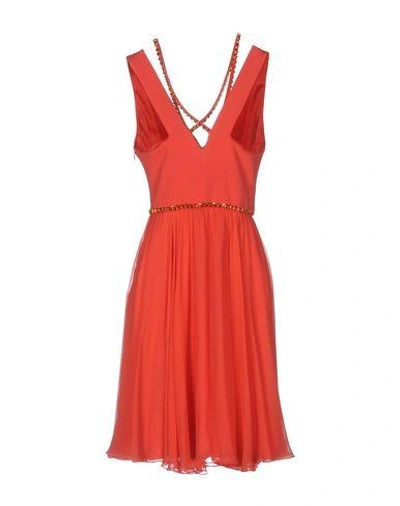 Shop Jenny Packham Short Dress In Red