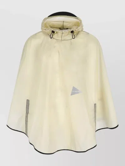 And Wander Hooded Water Resistant Lightweight Coat Design In Neutral