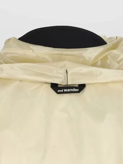 And Wander Hooded Water Resistant Lightweight Coat Design In Neutral
