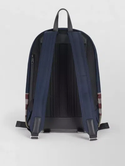 Paul Smith Men Backpack Bag Adjustable Straps In Blue