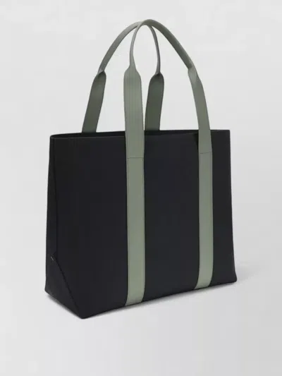 Givenchy Cotton Shoulder Bag Rectangular Shape Handles In Black