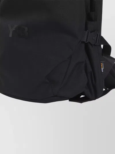 Y-3 Backpack Polyamide Fabric Adjustable Straps In White