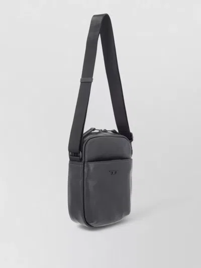 Diesel Rave Rectangular Crossbody Bag Front Pocket In Blue