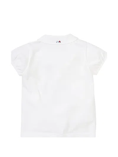 Familiar Peter Pan-collar Shirt In White