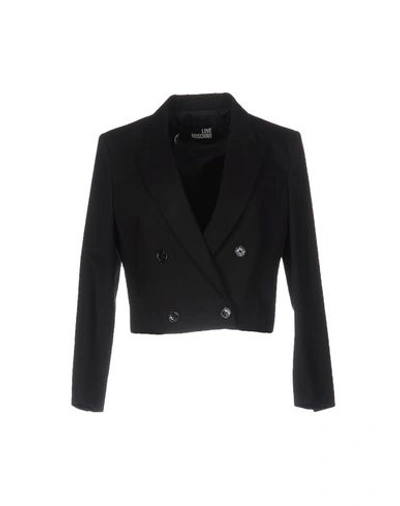 Love Moschino Blazer In Black