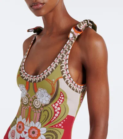 La Doublej Printed Swimsuit In Multi